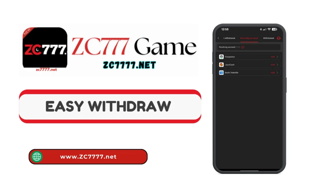 ZC777 Withdraw